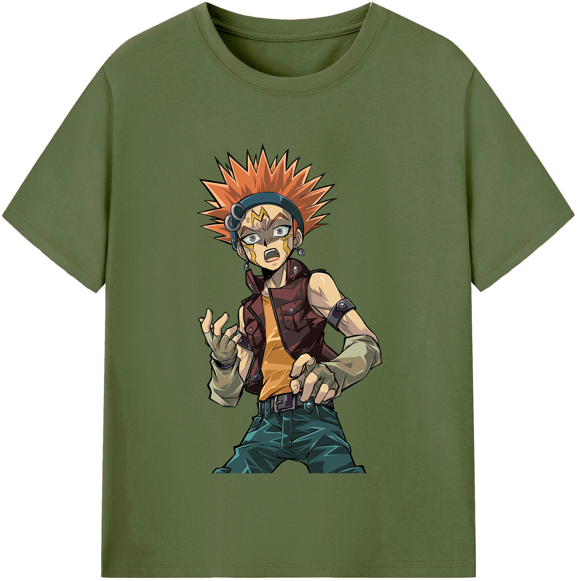 （画像用） 遊☆戯☆王 Yu-Gi-Oh! 綿100％半袖Tシャツ（フロントプリント）